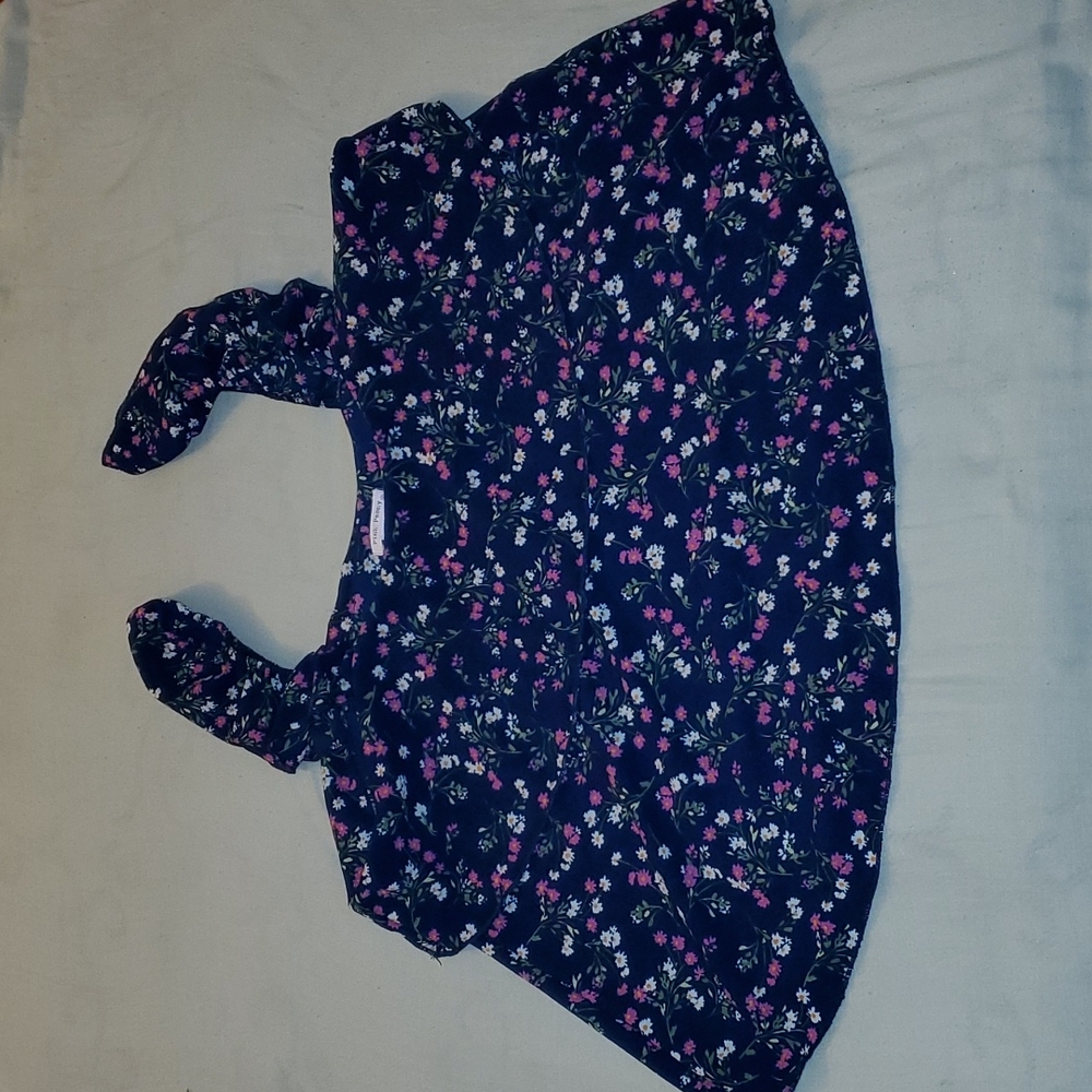 Pink Peony XL Ruffled Floral Tank Top